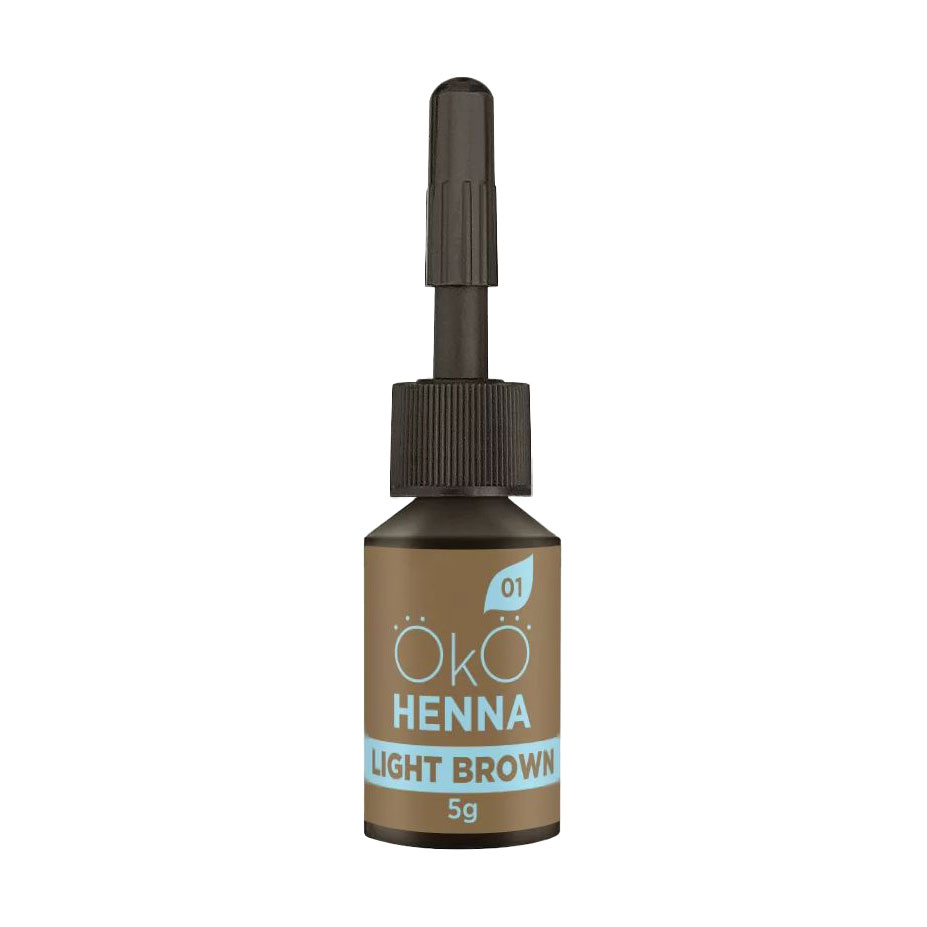 Хна для брів OkO Lash &amp; Brow Henna Power Powder 01 Light Brown, 5 г