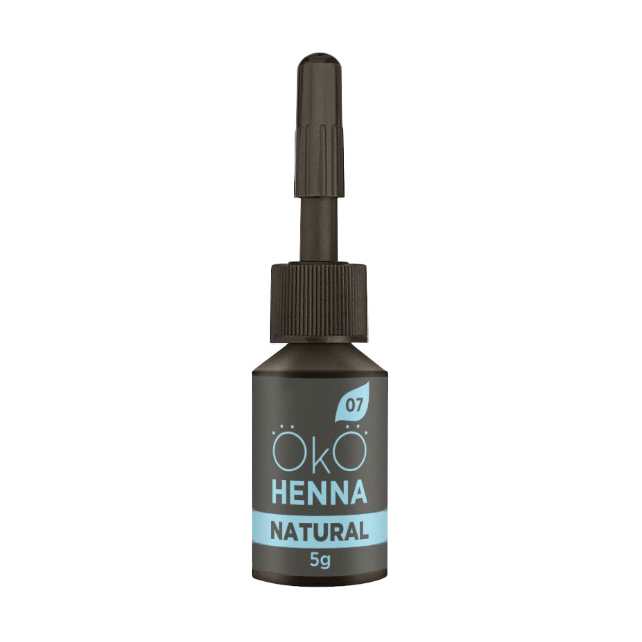 Хна для брів OkO Lash &amp; Brow Henna Power Powder 07 Natural Brown, 5 г